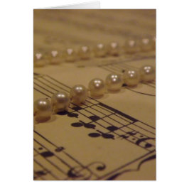 音楽および真珠カード