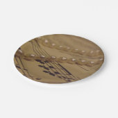 音楽および真珠 ペーパープレート (アングル)