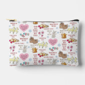 音楽お気に入りののクリスマスにかわいい音 アクセサリーポーチ (正面)