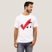 音楽か。 Tシャツ (正面フル)