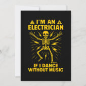 音楽がなくても踊れる電気技師です 招待状 (裏面)