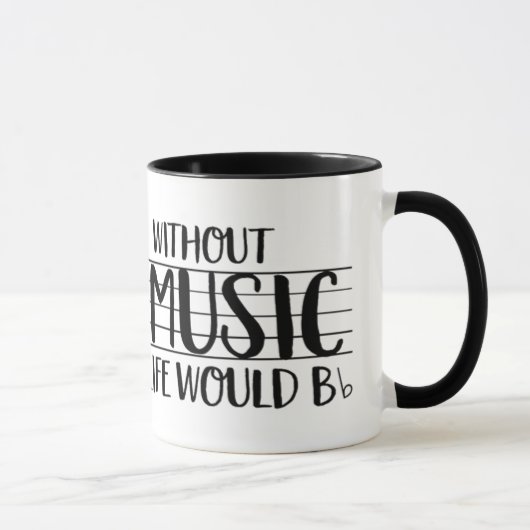 音楽がなければ マグカップ (右)