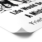 音楽がなければ、人生は間違いだニーチェ ポスター (角)