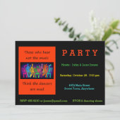 音楽がダンサーを考えるのを聞かない人は気違いです 招待状 (スタンド正面)