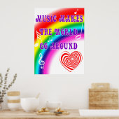 音楽が世界を動かす ポスター (キッチン)