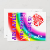 音楽が世界を動かす ポストカード (正面/裏面)