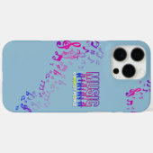 音楽が人々をつなぐ | Case-Mate iPhoneケース (裏面 (横))