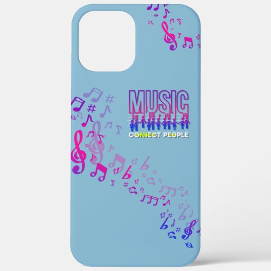 音楽が人々をつなぐ | Case-Mate iPhoneケース (裏面)