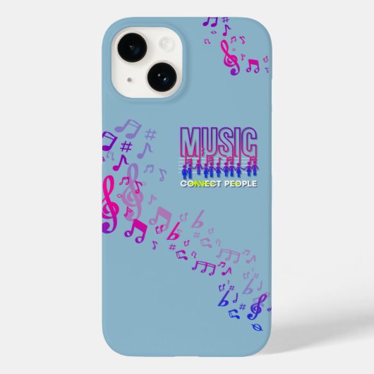 音楽が人々をつなげる | Case-Mate iPhoneケース (裏面)