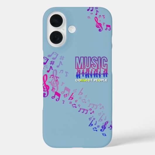 音楽が人々をつなげる | Case-Mate iPhoneケース (裏面)
