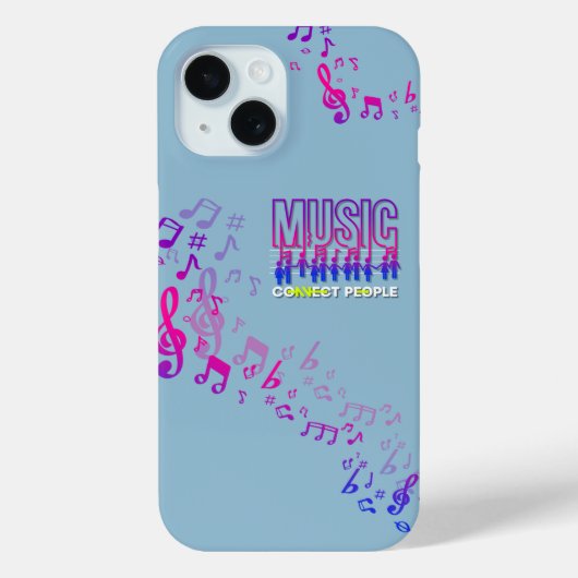 音楽が人々をつなげる | Case-Mate iPhoneケース (裏面)