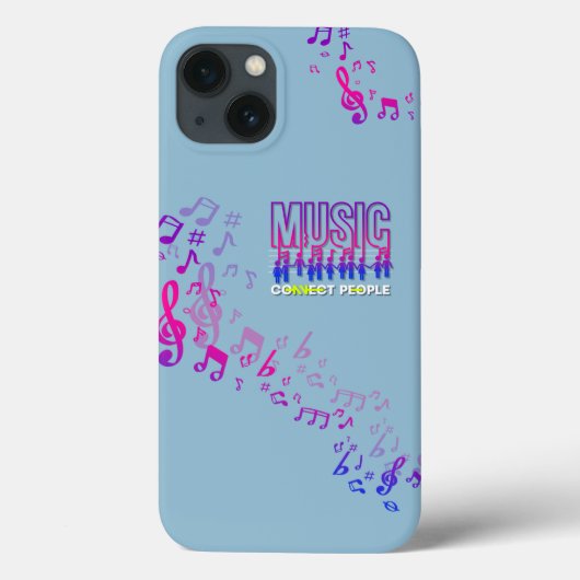 音楽が人々をつなげる | Case-Mate iPhoneケース (裏面)