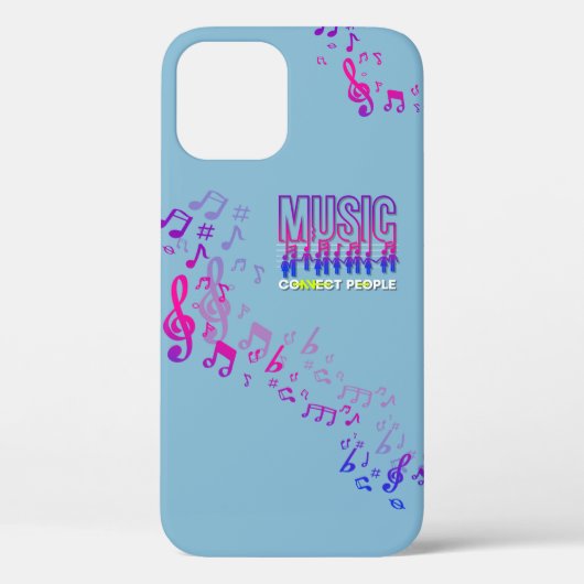 音楽が人々をつなげる | Case-Mate iPhoneケース (裏面)