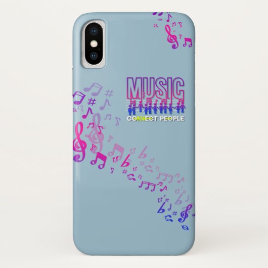音楽が人々をつなげる | Case-Mate iPhoneケース (裏面)