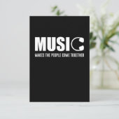 音楽が人々をひとつにする 出欠カード (スタンド正面)