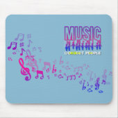 音楽が人を結ぶ |マウスパッド マウスパッド (正面)