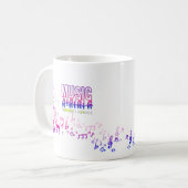 音楽が人を結ぶ |マクラシックグ#11 コーヒーマグカップ (正面左)