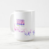 音楽が人を結ぶ |マクラシックグ#15 コーヒーマグカップ (正面左)