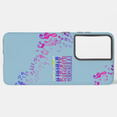 音楽が人を結ぶ | SAMSUNG GALAXYケース (裏面横)