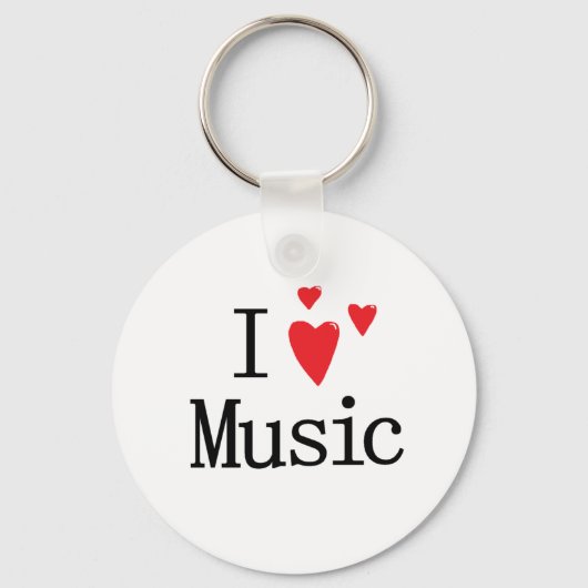 音楽が大好き キーホルダー (正面)