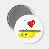 音楽が大好き マグネット (正面/裏面)