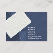 音楽が大好き – 名刺(大) 名刺 (裏面)