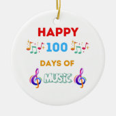 音楽が好きな100日 セラミックオーナメント (正面)