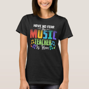 音楽が存在する恐れはない先生楽器 Tシャツ