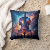 音楽が宇宙と出会う時 クッション (ブランケット)