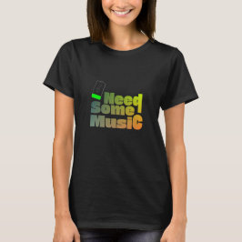 音楽が欲しい Tシャツ