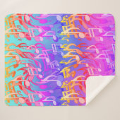 音楽が渦巻く美しい音カラフル楽 シェルパブランケット (正面(横))