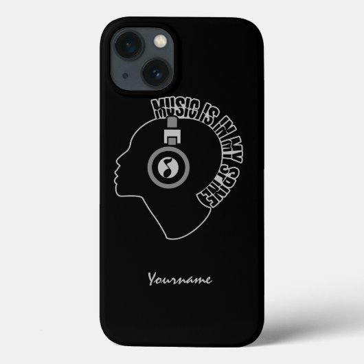 音楽が私の背骨のケースに入っカスタムている Case-Mate iPhoneケース (裏面)