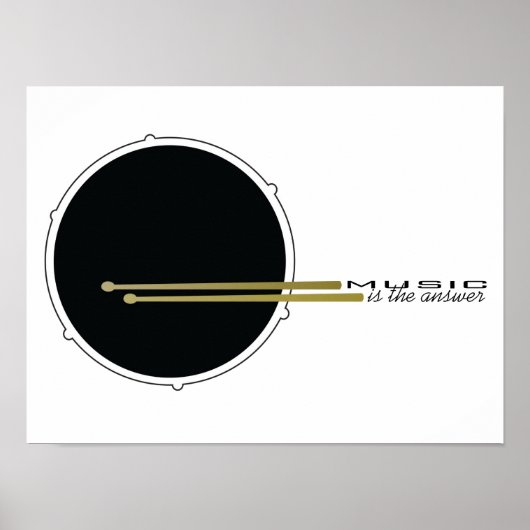 音楽が答え ポスター (正面)