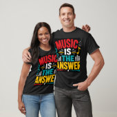 音楽が答え Tシャツ (ユニセックス)