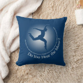 音楽が聞こえますか。装飾用クッション クッション (ブランケット)