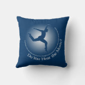 音楽が聞こえますか。装飾用クッション クッション (裏面)