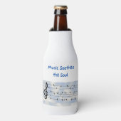 音楽が魂を癒す ボトルクーラー (ボトル正面)