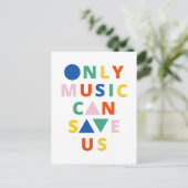 音楽だけが私たち救にできる ポストカード (スタンド正面)