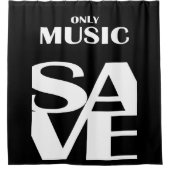 音楽だけ救。 シャワーカーテン (正面)