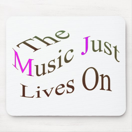 音楽ちょうど生命 マウスパッド (正面)