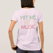 音楽で俺を殴れ! Tシャツ (裏面)