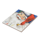 音楽とサンタすてきクロースのヴィンテージクリスマス タイル (側面)