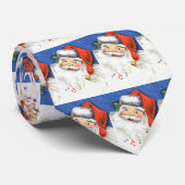 音楽とサンタすてきクロースのヴィンテージクリスマス ネクタイ (ロール)