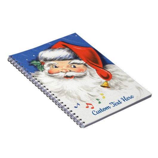 音楽とサンタすてきクロースのヴィンテージクリスマス ノートブック (右側)