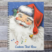 音楽とサンタすてきクロースのヴィンテージクリスマス ノートブック