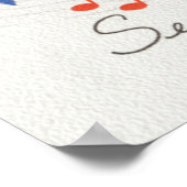 音楽とサンタすてきクロースのヴィンテージクリスマス ポスター (角)