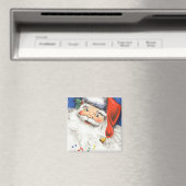 音楽とサンタすてきクロースのヴィンテージクリスマス マグネット (インサイチュ (食洗機))