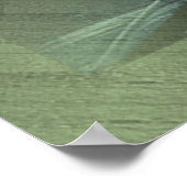 音楽とステンドグラスのキャンバス印刷 ポスター (角)