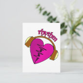 音楽とハートビート ポストカード (スタンド正面)