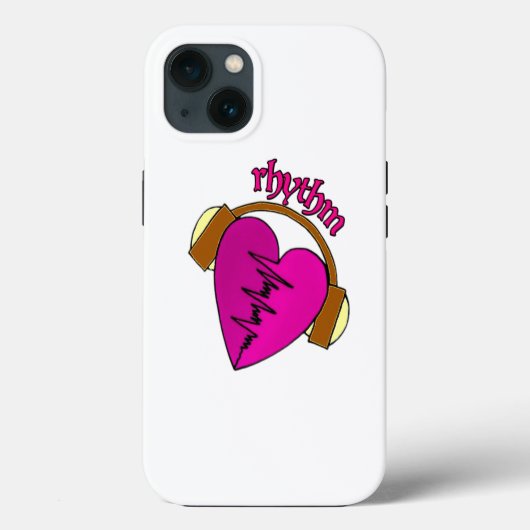 音楽とハートビート Case-Mate iPhoneケース (裏面)